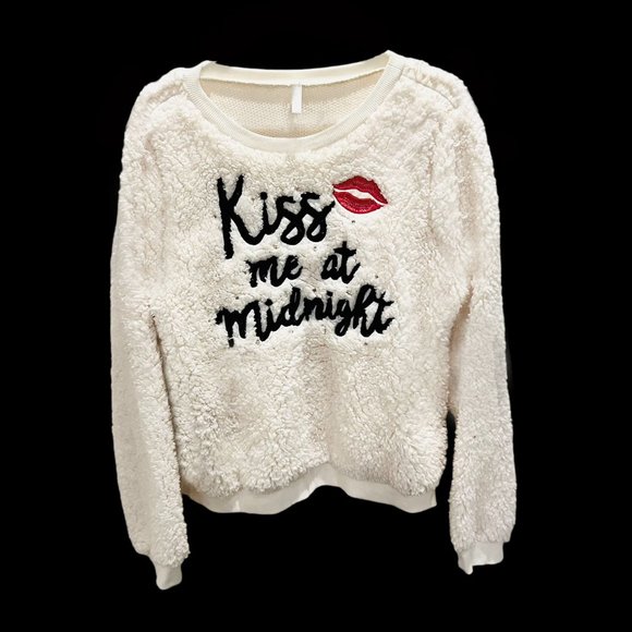Xhilaration Sweaters Kiss Me At Midnight Light Up Holiday New Years